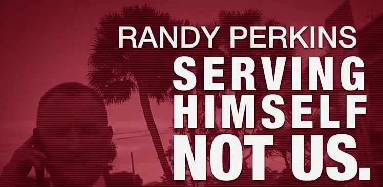 New CLF Ad Exposes Randy Perkins’ Definition of “Service”
