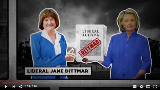 New CLF Ad: Jane Dittmar a “Rubber Stamp” for Hillary Clinton