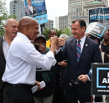 CLF Exposes Tom Suozzi Ties to Disgraced Mayor Adams in New NY-03 Spending